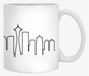 Seattle Skyline Mug 11oz - Mug Selfie #1815725