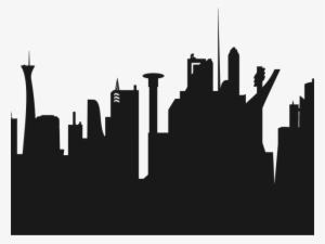 Seattle Skyline Outline - Future City Skyline Silhouette #1816091