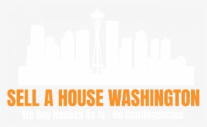 Logo - Seattle Skyline Outline With Mt Rainier #1816262