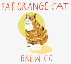 Fatorangecatbrewco Logo - Portable Network Graphics #1816460