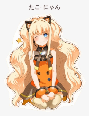 Orange Cat Girl - Orange Tabby Cat Girl Anime #1816649