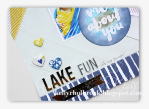 For The Watercolor Resist Card, I Used Ink Pads And - Poster #1817058