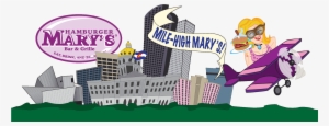 Hamburger Marys Denver Skyline - Mile High Hamburger Mary's #1817768