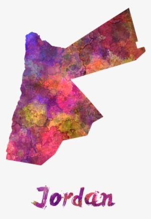 Click And Drag To Re-position The Image, If Desired - Jordan Map Artistic #1817885