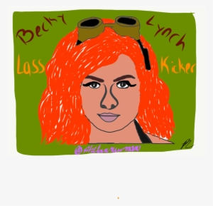Becky Lynch Wwe Art Straight Fire Lass Kicker Phelannewman - Illustration #1818488