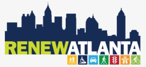 Renew Atlanta Is An Infrastructure Improvement Program - Marlene Watson - Atlanta Georgia Skyline 1 Canvas #1818865