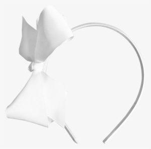 Image Of White Bow Headband - Headband #1819448