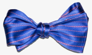 Royal Blue With Red And White Silk Bow Tie #1819541