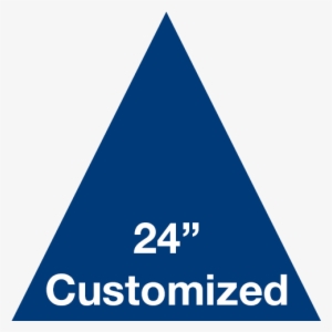 Blue Triangle Custom Warehouse Floor Tape Sign - Fire Door Keep Shut Sign #1819801