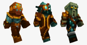 Ocean Biome Settlers - Minecraft Strangers Skin Pack #1820006