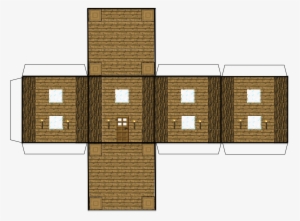 Minecraft Crafts - Minecraft Bouwplaat House #1820399