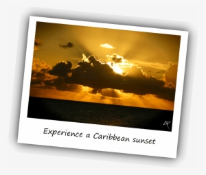 Caribbean Sunset 1 - Led-backlit Lcd Display #1820580