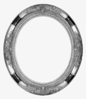 Frame, Oval, Pewter, Decorative, Embossed, Style - Dmk Kalaignar #1820759