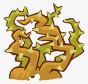 Desert Thorn - Thorn Bush Clip Art #1821638