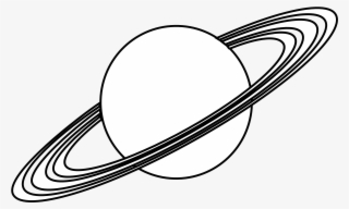 Clip Art Planets - Black And White Planet Clipart #1821819