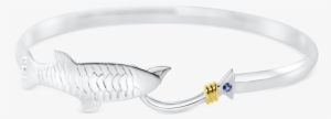 "allure" Fish-hook Bangle - Fish Hook #1822640