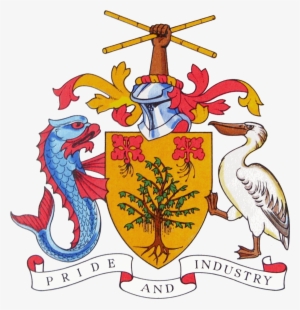 Coat Of Arms Of Barbados - Caribbean Coat Of Arms #1823320
