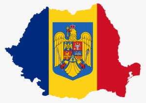 This Free Icons Png Design Of Romania Map Flag With #1823769