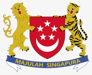 Coat Of Arms Of Singapore - สัญลักษณ์ ประจำ ชาติ สิงคโปร์ #1823835