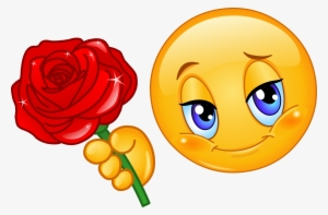 Hotsigns And Decals - Smiley Face With Rose #1824198