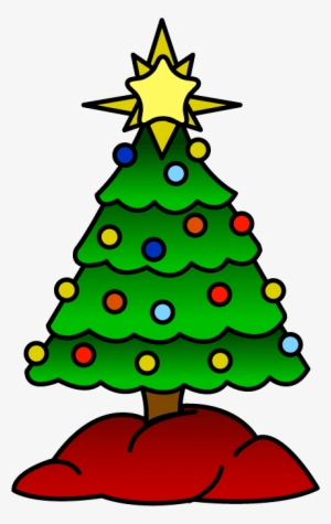 Christmas Tree - Christmas Tree With Angel Clipart #1824246