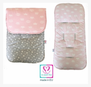 So Sweet Line, Carriage And Car Cover, Two Sides, Pink - Car #1825480