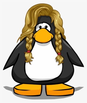 The Strawberry Braid On A Player Card - Penguin With A Medal #1825739