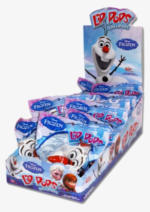 1 - - Disney Frozen Lip Pops Lollipops 0.8 Oz - Pack Of 12 #1825950
