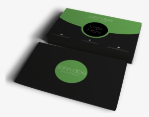 Carbon Fiber Business Card - Dark Green Business Card Template #1826010