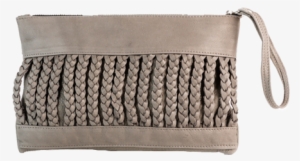 Banker Bag - Dutch Braid - Gray - Braid #1826136