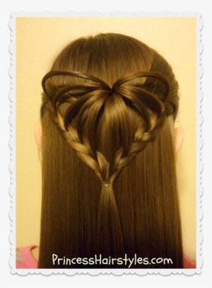 Hairstyles For Girls - Valentine's Day Hearty Hairstyles #1826205