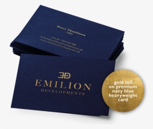 Our Business Cards Start Many Conversations - Navy Blue Visiting Cards #1826518