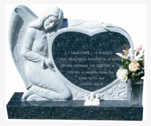 L46 Carrara Marble Angel With Blue Pearl Image - Carrara #1826836