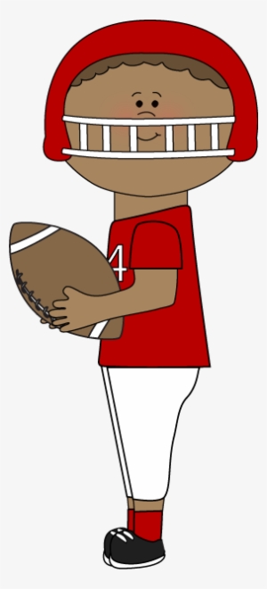 Black Football Player Clipart #1827214