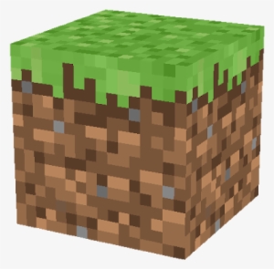 Block Of Grass From The Game Minecraft - Minecraft Grass Block Vector -  Free PNG Download - PngKit