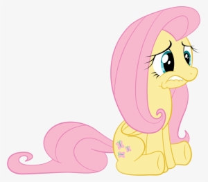 Fluttershy By The Fluttershy - My Little Pony Fluttershy Sitting #1827830