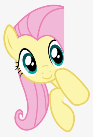 Fluttershy Pink Nose Cartoon Clip Art Fictional Character - Fluttershy Vector Gif #1828110