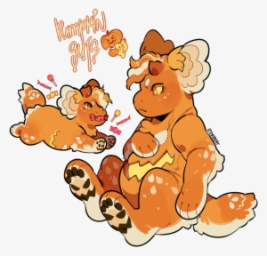 Pumpkin Guts Halloween Plush Dragon Auction Closed - Pumpkin #1828149