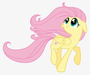 Fanmade Fluttershy Being Cute - Mlp Vectors #1828275