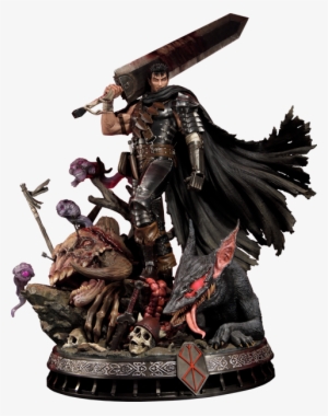 43" Berserk Statue Guts The Black Swordsman - Prime 1 Guts #1828319