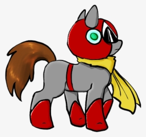 Semyo, Megaman, Ponified, Proto Man, Safe, Solo - Protoman Pony #1828569