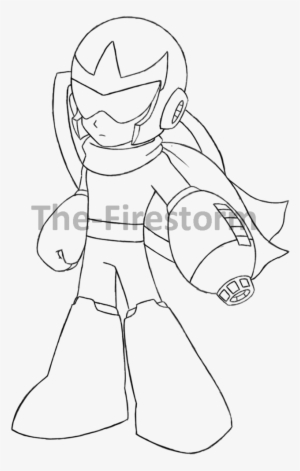 Mega Man Proto Man Megaman Protoman Blues 2016 The-firestorm - Protoman Coloring #1828819
