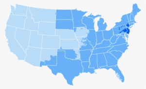 Shipping Area Map - Assisted Suicide Usa #1829601