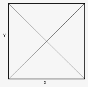 Unit Square And Parallelogram - Line Art #1829789