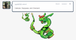 Shiny Rayquaza, HD Png Download , Transparent Png Image - PNGitem