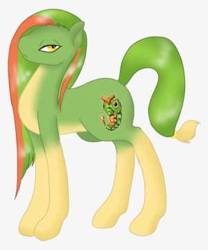 Katze Des Grauens, Caterpie, Pokémon, Ponified, Safe, - Caterpie Pokemon #1830138