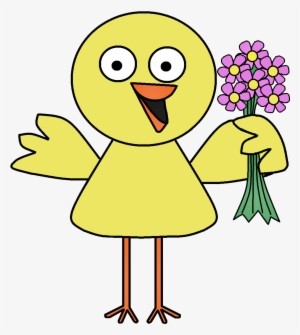 Download The Files Here - Spring Birds Flowers Clipart #1830726