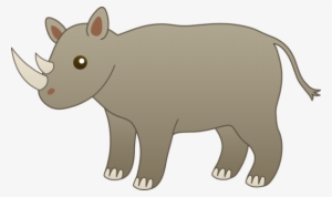 Rhino - Cute Rhino Clipart #1831087