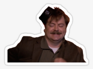 #ron Swanson #ronswanson #parks And Recreation #parksandrecreation - Ron Swanson Sticker #1831907