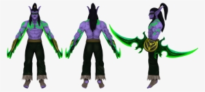 Fan Art Illidan Stormrage From Blizzard Entertainment - Illustration #1832516